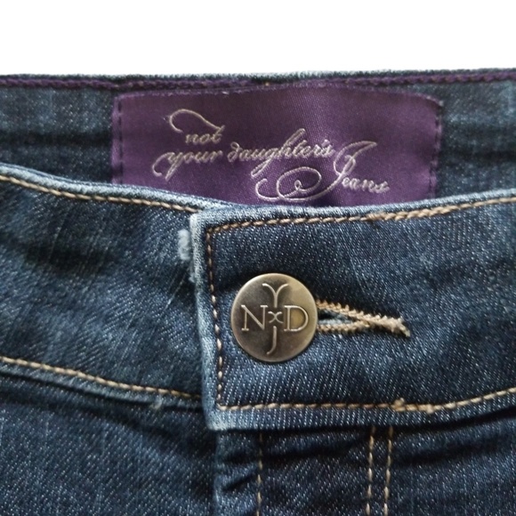 NYDJ‎ Not Your Daughter's Jeans Women's Stretch Lift Tuck Straight Leg Jeans 10P - Picture 4 of 10
